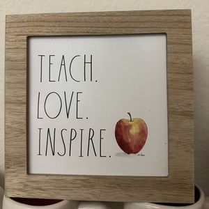 Rae Dunn Teacher Sign